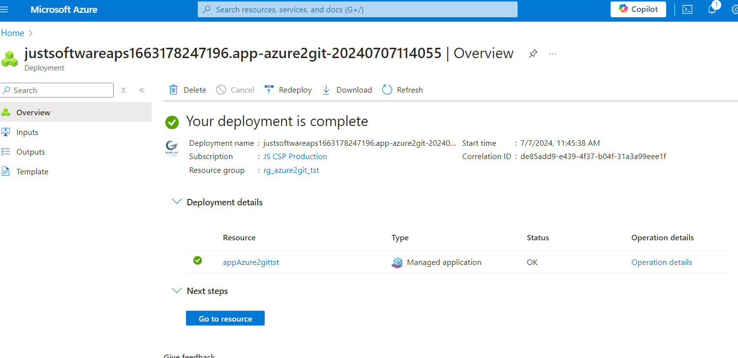 DeployAzure2Git-finished