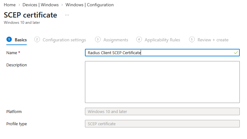 Radius Client Cert 1