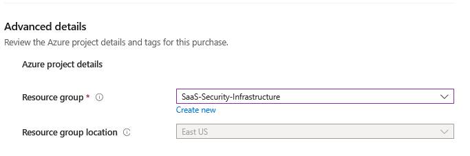 Azure Portal Configure SaaS Account